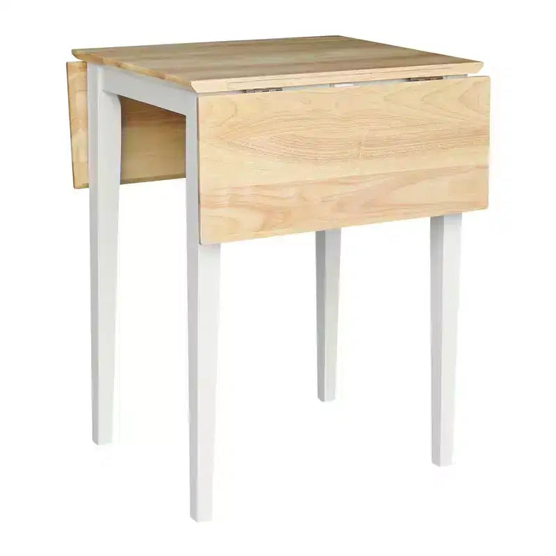 Table de salle à manger International Concepts Small Dual Drop Leaf avec 2 chaises San Remo Splat